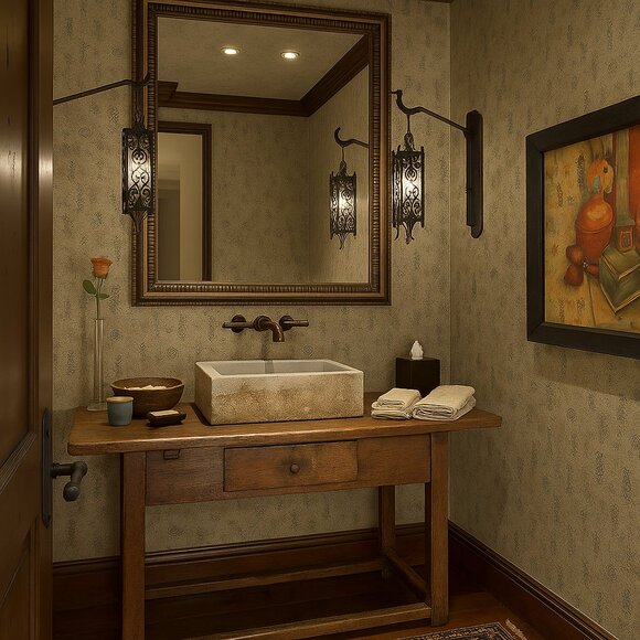 Vintage 90s Etruscan Wallpaper - Picture 7 of 8